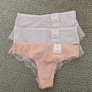 3 pairs of Auden  women’a lace panties